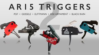 AR15 Trigger Comparison - Elftmann, Geissele, Rise Armament, POF, Black Rain