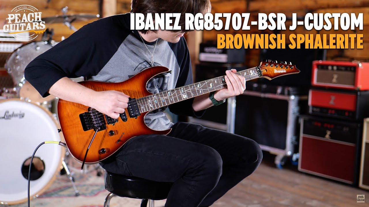 No Talking...Just Tones | Ibanez RG8570Z-BSR J-Custom Brownish 