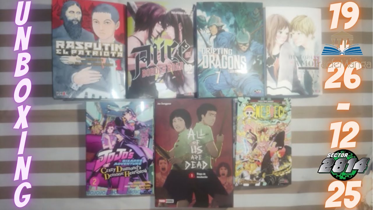 MANGA Unboxing 202: All of Us Are Dead, Drifting Dragons, Jojo's, One Piece + Review RASPUTIN 🗣️