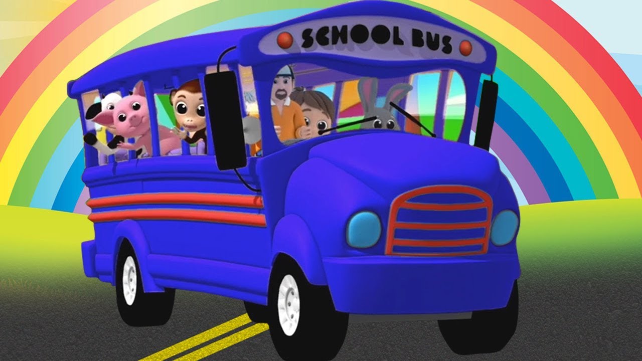 ruedas en el autobús | canción infantil | poema para niños | Wheels On The Bus | Song For Chrildrens