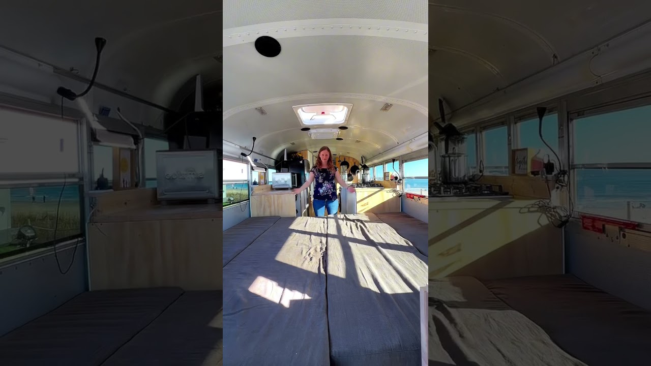 King Size Bed On Our Bus!!