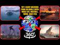 VR 360° - Top 4 Scary Creatures Found on Google Earth: Whale Sky, Meatball, Tripod, Giant Eyes