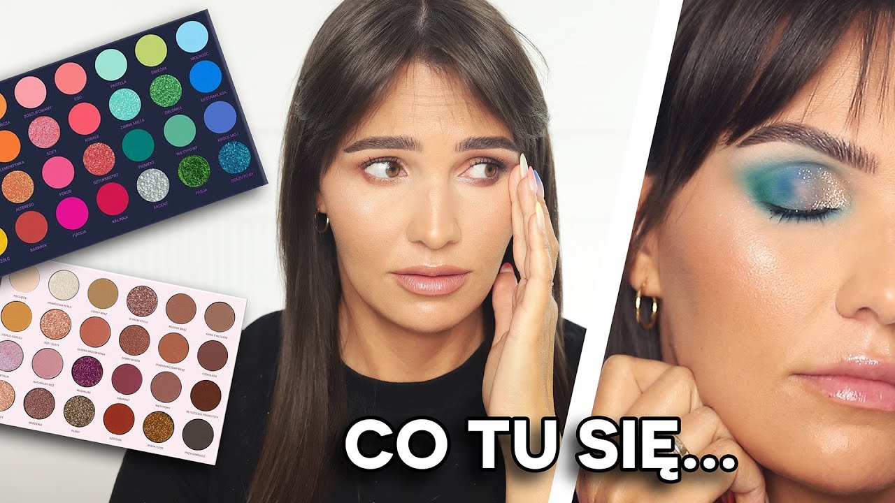 🤔 2 PALETY, 4 MAKIJAŻE | Test Nowości z GlamShopu | NIE TAK MIAŁO BYĆ... 😭