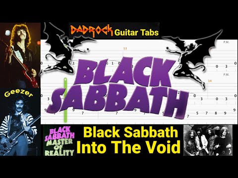 Into The Void by Black Sabbath - Guitar Tab Lesson