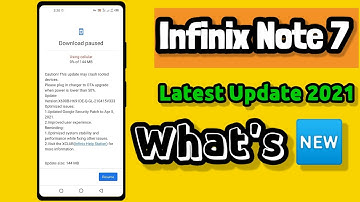 Infinix Note 7 latest update | Maybe get Android 11 Soon | What