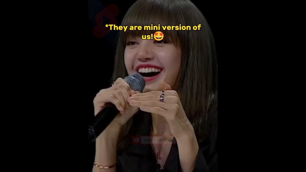 Mini version of blackpink!🤩 