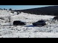 OFF ROAD Suzuki Grand Vitara vs Hyundai Tucson on mud and snow - Winter vs All Seasons
