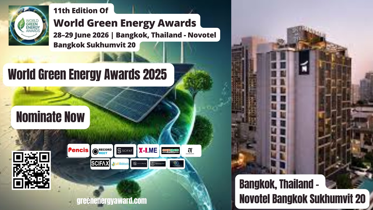11th Edition of WGE | 28-29 June  2026 | Bangkok, Thailand  #worldresearchawards #researchawards