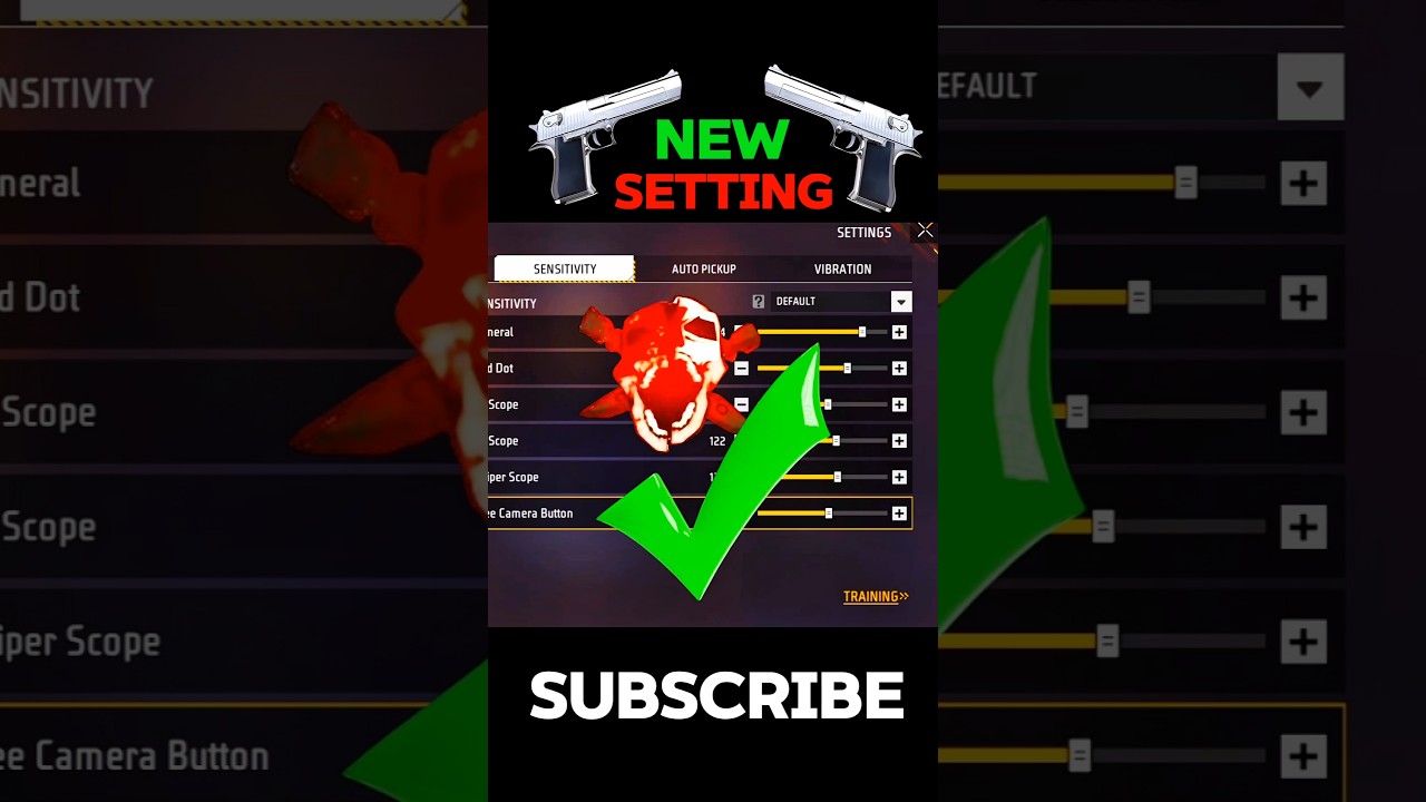 Desert Eagle Headshot Trick | Best ⚡️Auto Headshot Sensitivity | 