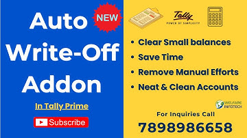 Auto Write-Off Addon in Tally Prime | Clear Small Balances & Save Time