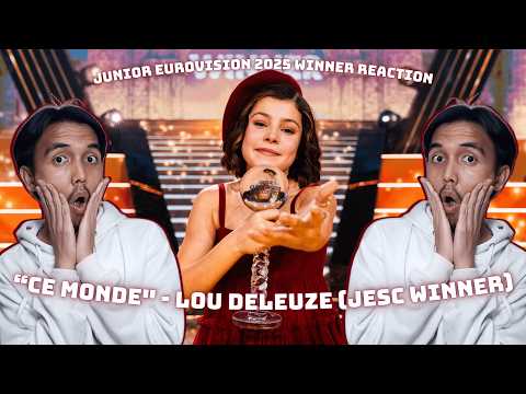 Indonesian Reacts to "Ce Monde" – Lou Deleuze (Junior Eurovision 2025 WINNER | France 🇫🇷)