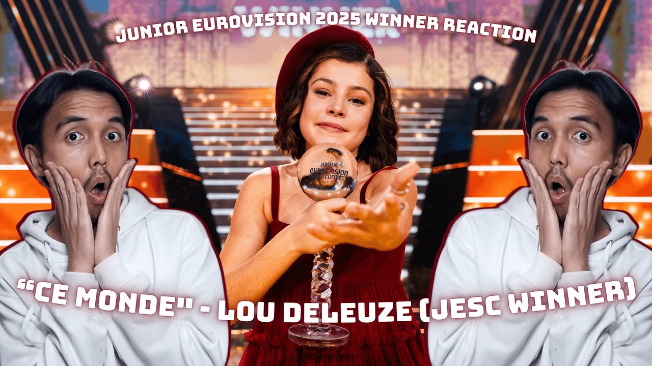 Indonesian Reacts to "Ce Monde" – Lou Deleuze (Junior Eurovision 2025 WINNER | France 🇫🇷)