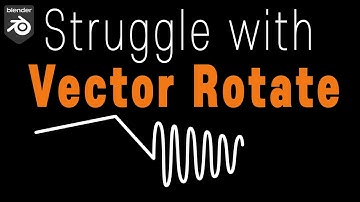 Struggle to understand Vector Rotate node (Geometry Nodes, Blender)