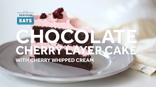 Pretty in Pink: Chocolate Cherry Layer Cake