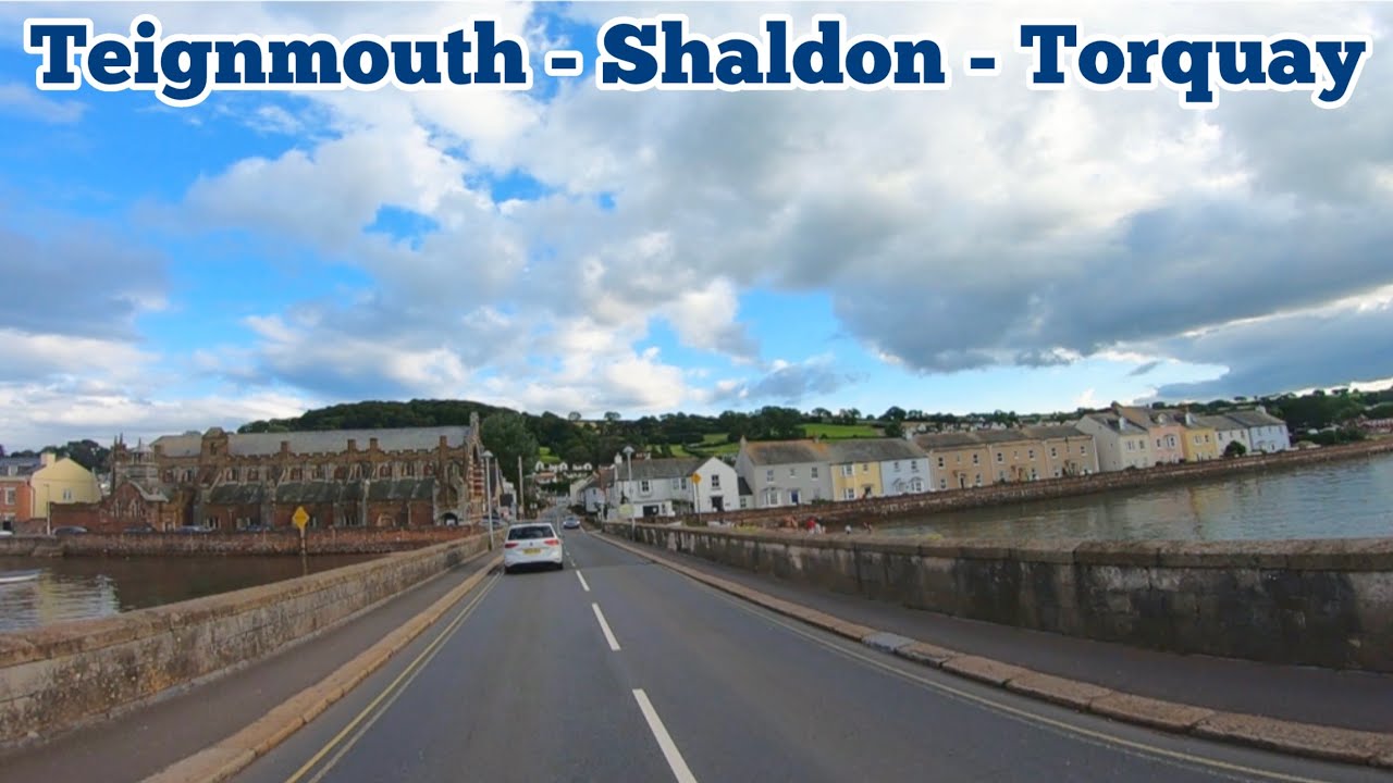 A drive with us production 15/08/23  Teignmouth - Shaldon - Torquay coast road real time Devon GoPro