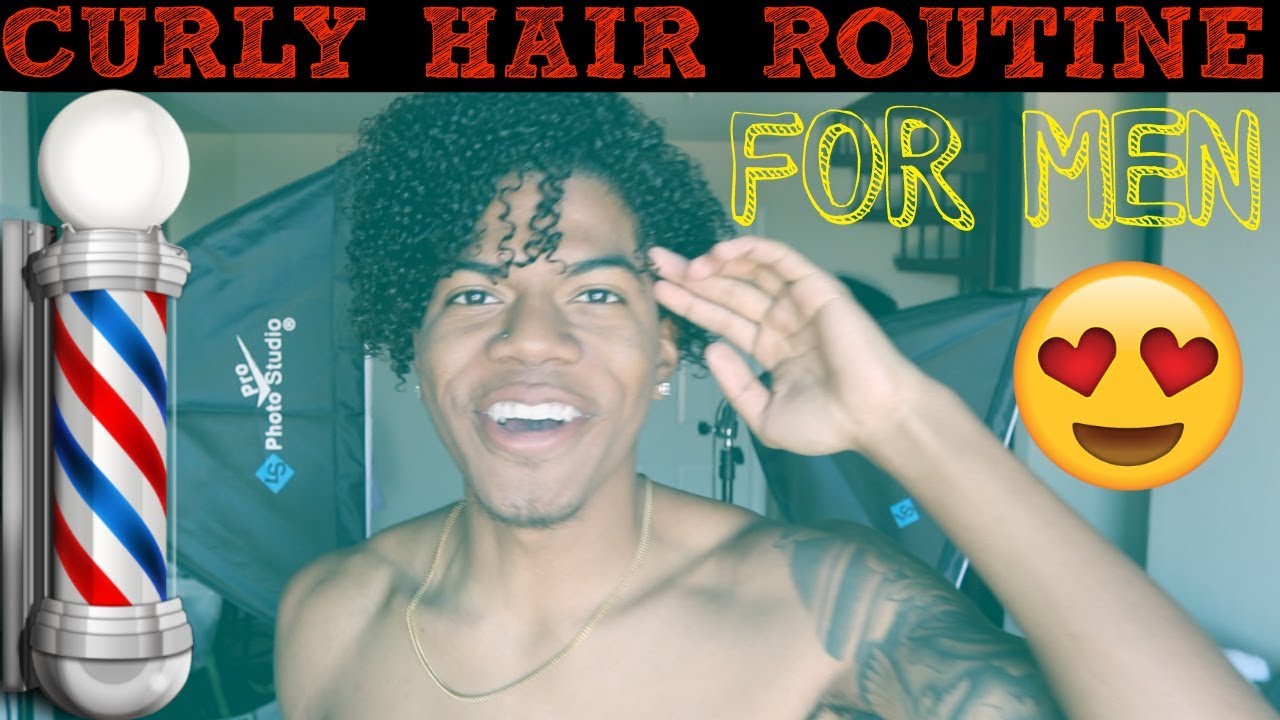 HOW TO GET LONG NATURAL CURLY HAIR FOR MEN!!😱❤️ ||* MEN ROUTINE*