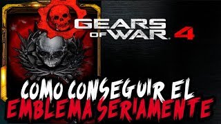 Gears Of War 4 L Nuevo Emblema Seriamente, Como Conseguirlo