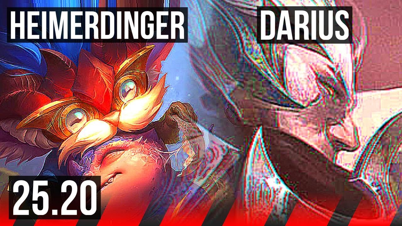 HEIMERDINGER vs DARIUS (TOP) | KR Diamond | 25.20