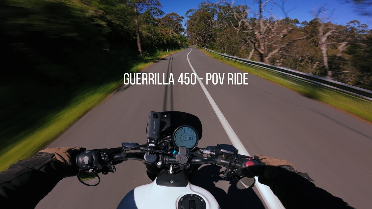 Royal Enfield Guerrilla 450 POV | Twisty Road Flow | ASMR Pure Exhaust with Extra Ambient Footage