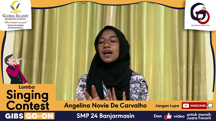 Angelina Novie De Carvalho - SMPN 24 Banjarmasin Lomba Singing Contest #GIBSGOON22