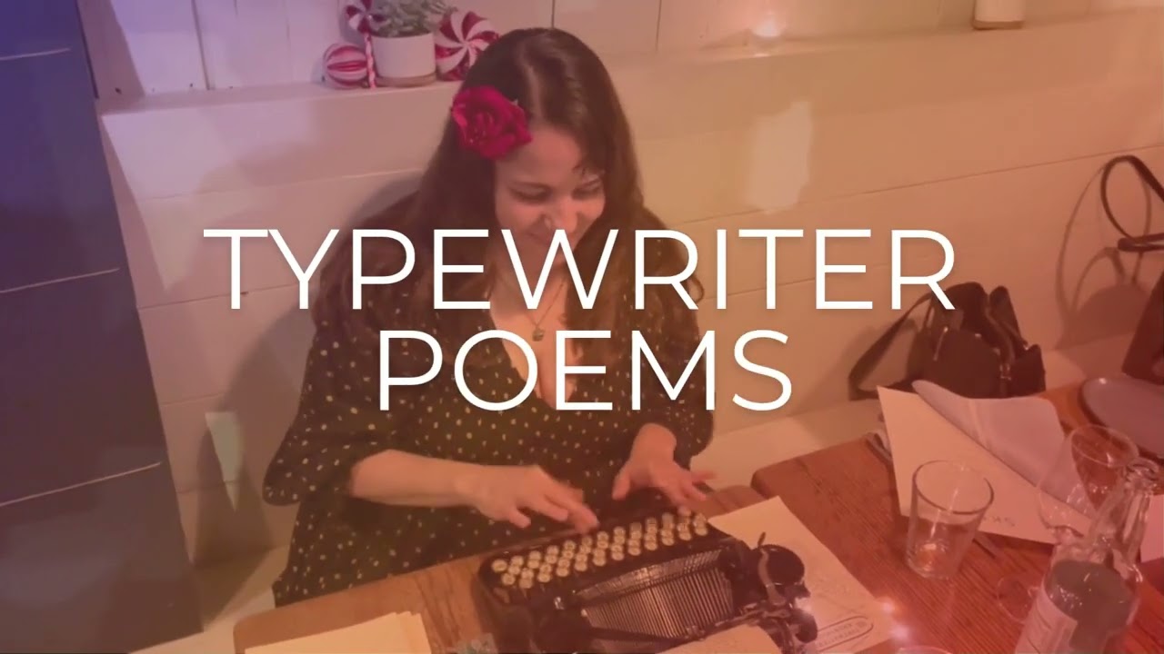 Typewriter Poetry for Events with Jennifer Barone