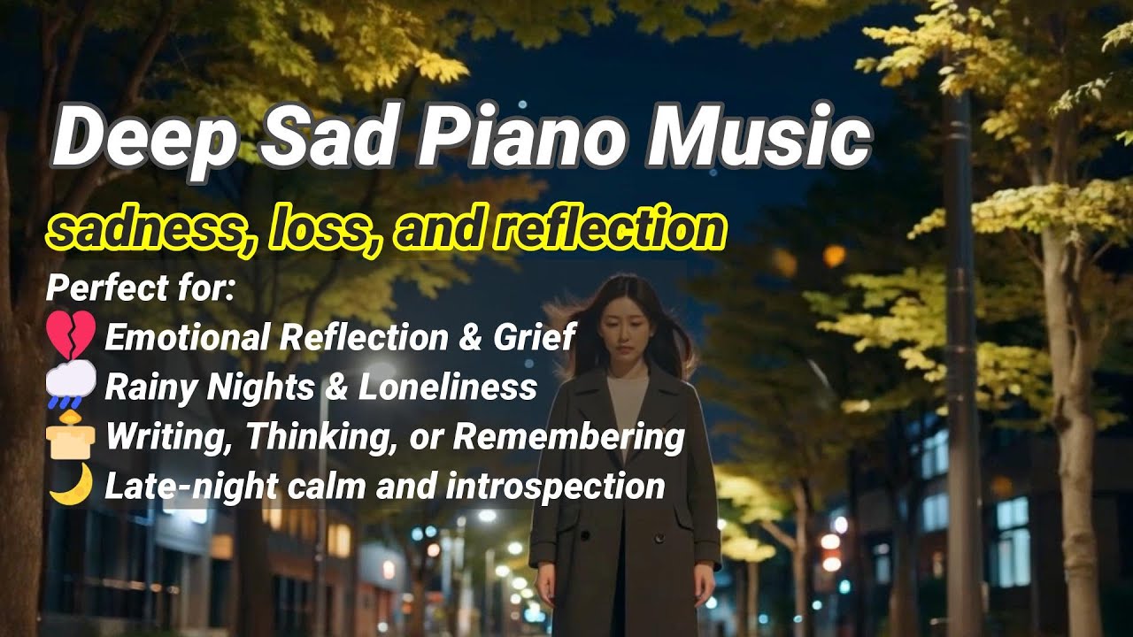 Deep Sad Piano Music – Emotional & Heartfelt Instrumental for Reflection and Healing 💔