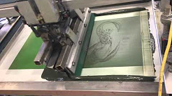 COTTON CRUSTACEAN Kickstarter shirts printed at BadSkulls, Oakland, CA