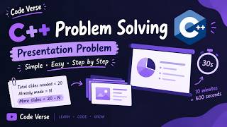 Solve This Simple C++ Problem in Minutes! 🔥 | Presentation