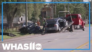 Kentucky State Police trooper involved in Louisville crash