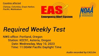 EAS #770: NWR Required Weekly Test- May 10, 2023- 11:00AM PDT