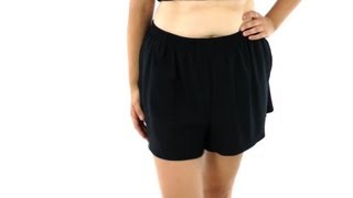 Coco Reef Plus Size Solid Pull On Swim Shorts Swimoutlet