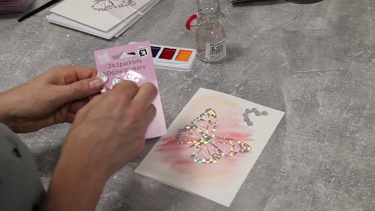 Create Your Own Watercolour Card Set - The Works Stores