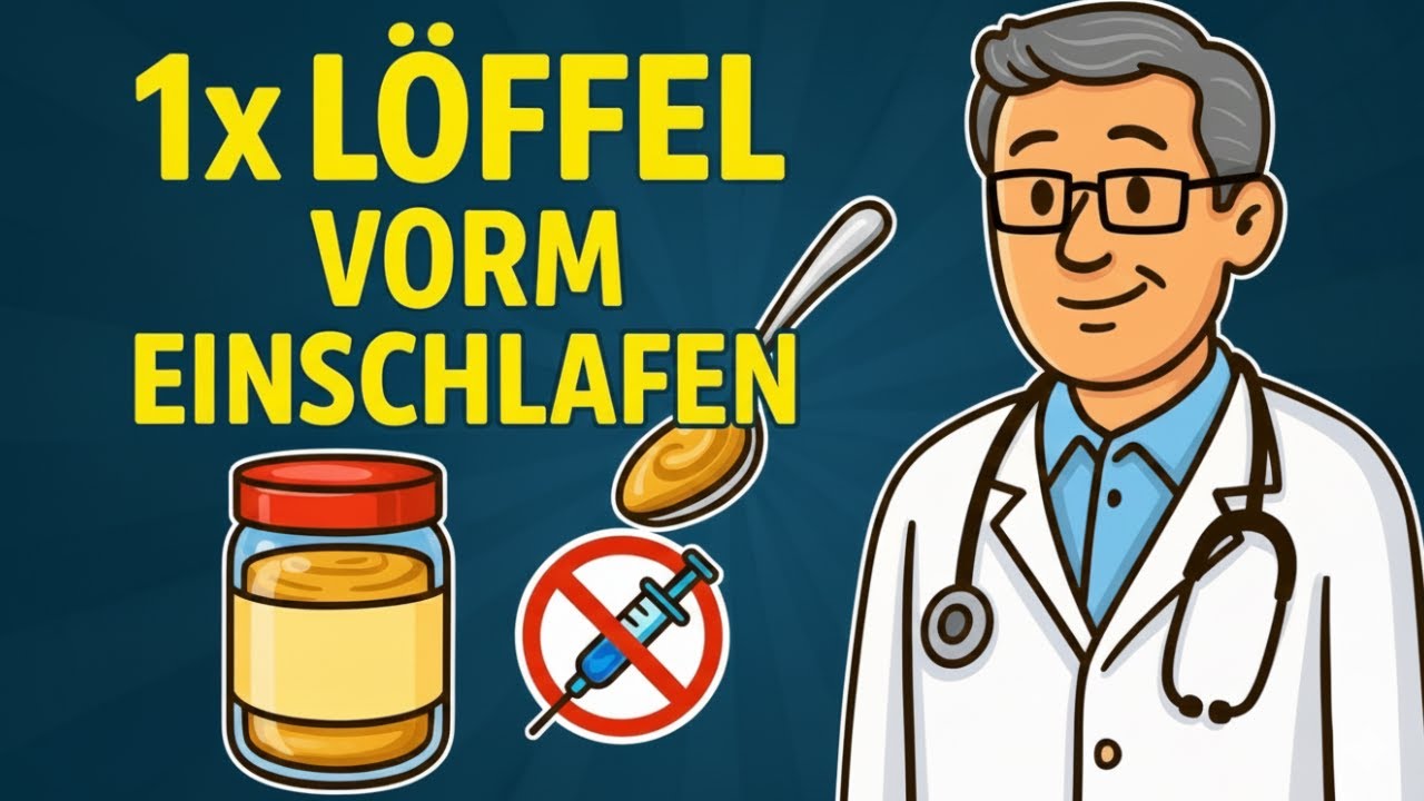 1 Löffel vor dem SCHLAFEN - Die natürliche Ozempic-Alternative: 1 Löffel gegen Bauchfett