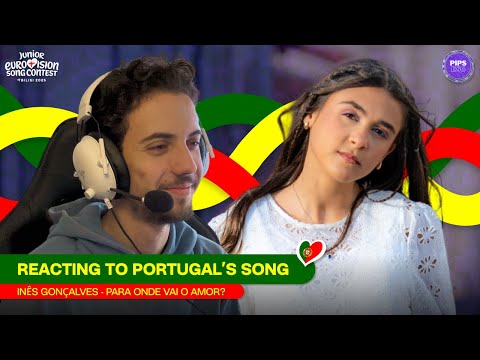 🇵🇹 Portugal's JESC 2025 Song Reaction | Inês Gonçalves - Para Onde Vai o Amor?