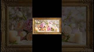 Spring Bird Sounds 🌸 Chirping Birds &amp; Candle Light | Luxury Floral TV Wallpaper (4K)