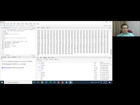 How to make data frame with vector in R Studio | Data Framing - YouTube