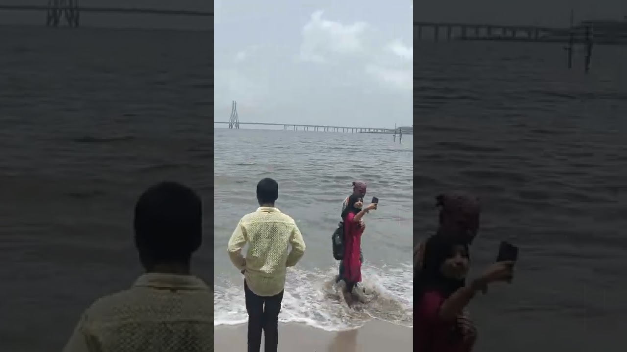 Mumbai Mahim dargah ke pass samandar