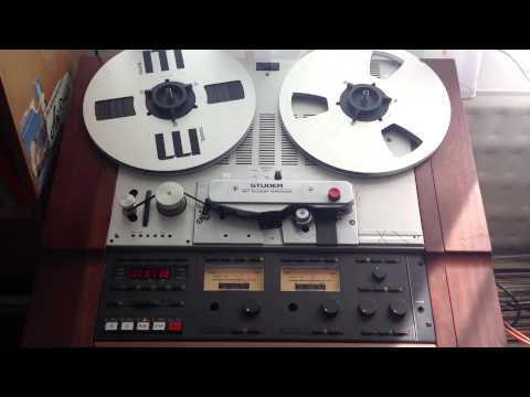 Studer A807 test recordings at different speeds