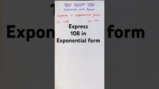 Exponents and powers | class 7 Ncert | #mathsolutiontamil