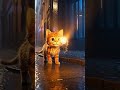 The Rainy Night Kitten That Brought Back a Lost Memory 💔✨#CatStory #CuteKitten #viral #animation#cat