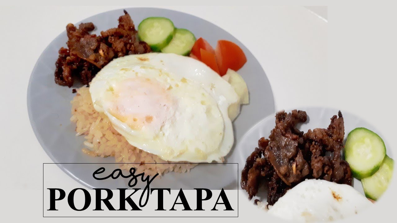 EASY PORK TAPA+TAPSILOG/Ilocano Pinay in Australia