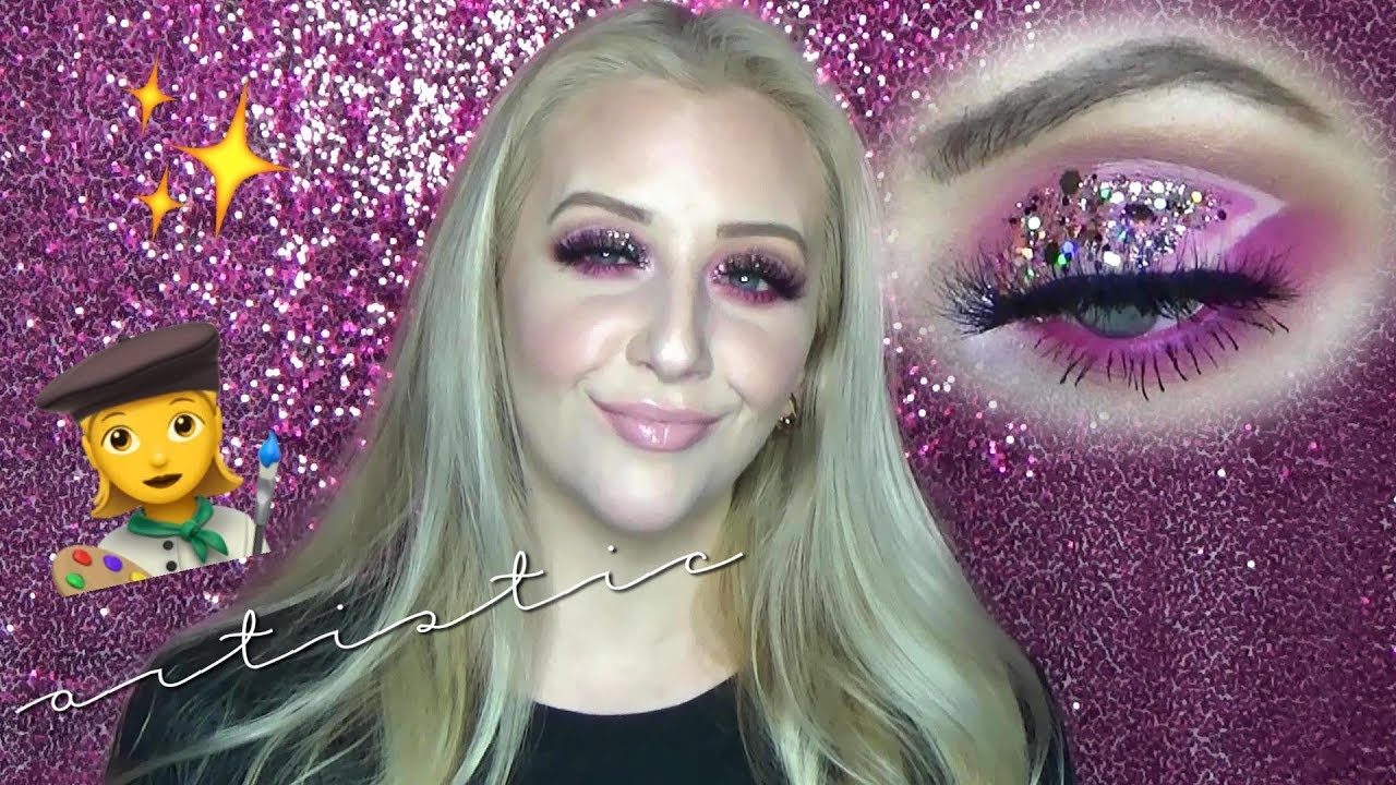 Artistic Makeup Tutorial x Glitter Goals | Paige Accinelli - YouTube