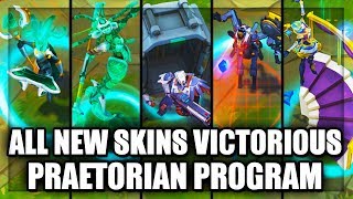 All New Skins Victorious Orianna Praetorian Graves Fiddlesticks Program Leblanc Nami Lol