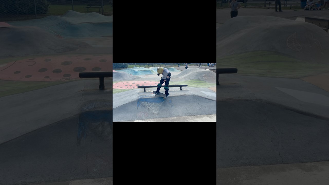 Switch feeble to regular funbox quarterpipe 