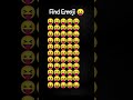 Only Geniuses Can Find This Emoji 🧠🔥 Try Now! #find #mindgames