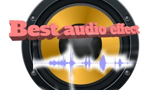 Audio music effect & video tutorial with kinemaster. May link sa baba para sa uadio efect