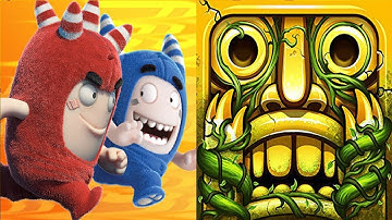 Temple Run 2 vs Oddbods Turbo Run Gameplay