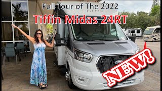 Tour The ALL NEW 2022 Tiffin Midas 24RT B+ Class RV Built On The Ford AWD Chassis