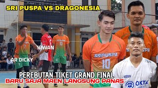 Just played a hot match, Sri Puspa vs Dragonesia, Sigit Diki Ar vs Irwan Yudi