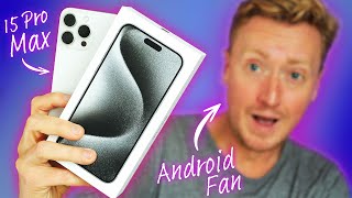 iPhone 15 Pro Max: Android fan’s review 🤓